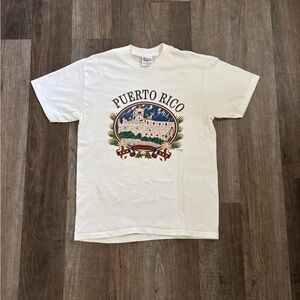 Vintage Puerto Rico Single Stitch Graphic Tee Shirt